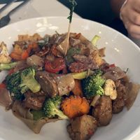 Pad See Yew with Mock Duck at Naviya's Thai Brasserie in Minneapolis