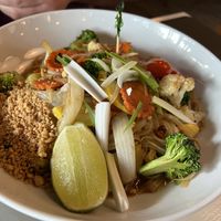 Vegan Pad Thai  at Naviya's Thai Brasserie in Minneapolis