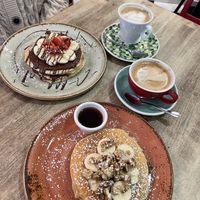 Tortitas veganas / Vegan pancakes ❤️  at Socola in Murcia