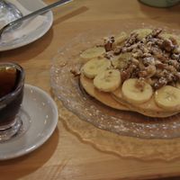Vegan pancakes at Socola in Murcia