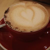 Vegan cappuchino at Socola in Murcia