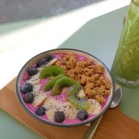 Papaya Smoothie Bowl at Socola in Murcia