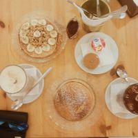 Vegan (no toppings) pancakes! at Socola in Murcia