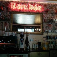 inside at Bombon in Madrid
