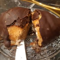 pain au chocolat / napolitana at Bombon in Madrid