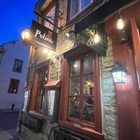 Outside of restaurant   at Polina Pizzeria in Quebec