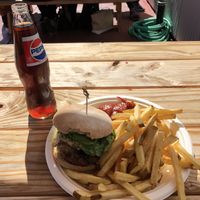 Savory burger at The Food Plant Food Truck in Springfield