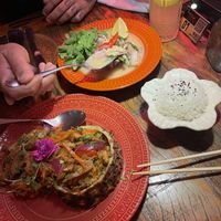 Vegan main dishes   at Thaitai Brasil in Sao Paulo
