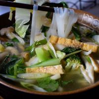 pho with tofu, broccoli, cabbage, and mushrooms at Mom's Creation - Friedrichshain in Berlin