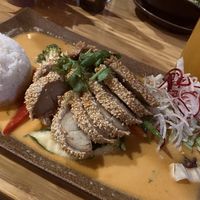 Vegan duck with curry  #Veganuary at Mom's Creation - Friedrichshain in Berlin