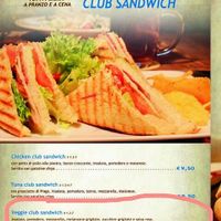 Vegetarian club sandwich at Il Birrificio di Como in Como