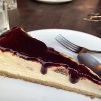 Cheesecake tasted pretty great !  at M'arrecreo Pizzeria in Lisbon