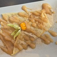 Crepe mit Apfelmus und Zimtzucker at Makery in Braunschweig