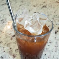 Iced Americano at Veganique in Seoul