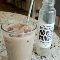 No milk milktea at Veganique in Seoul