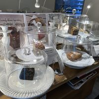 Sometimes they have cakes that are not on display. Ask the staff if you are looking for anything specific    at Veganique in Seoul