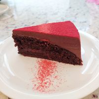 Red velvet at Veganique in Seoul