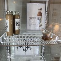 ‘No milk’ milk tea  at Veganique in Seoul