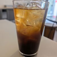 Iced Americano at Veganique in Seoul