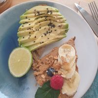 Half half at Coffee & Waves in Lagos