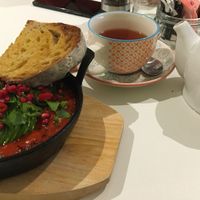 Way too spicy casserole for breakfast 🥵 at Loving Food in Stirling