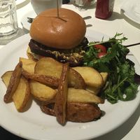 Seitan “sandwich” with chips  at Loving Food in Stirling