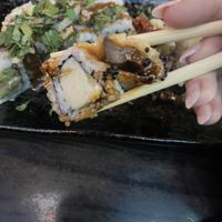 Vegan black dragon close up (my new favorite)  at Blue Sushi Sake Grill - Uptown in Dallas