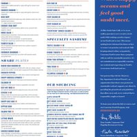 Edamame, brussel sprouts, miso soup, lettuce chips, tuna tower and more are vegan friendly at Blue Sushi Sake Grill - Uptown in Dallas