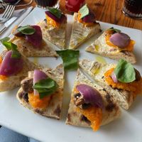 sourdough pizza   at Arte Bianca in Aljezur