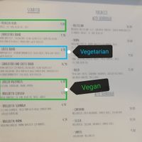 Starters at Arte Bianca in Aljezur