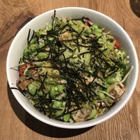 Build-Your-Own vegan tofu poké bowl at Fishbowl in Munich