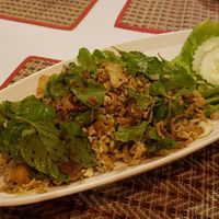 Tofu laab at Lao Kitchen in Vientiane