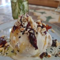 Bola de coco (all vegan) at Fonzo in Malaga