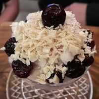 Almond granita  at Fonzo in Malaga