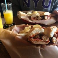  Vegan meatball sub  at Harry's Sandwich Company in Tokyo