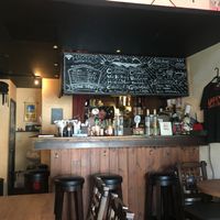 Bar/counter area at Harry's Sandwich Company in Tokyo
