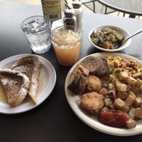 Vegan brunch haul  at Mokabe's Coffeehouse in St Louis