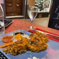 Vegan pakoras  at Sherpa in Alicante