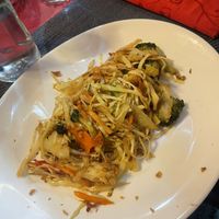 Friend veggies were really nice too   at Sherpa in Alicante