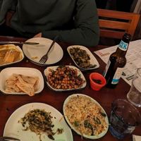 The vegan spread at The Coconut Tree in Oxford