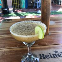 Margarita with maracuya (passion fruit)! at Cocina de Emy Natural Food in Santa Marta