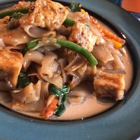 Drunken noodles at Thantawan Thai in Dracut