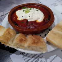 Borani banjan vegan afghan dish with eggplant at Goed Proeven in Arnhem