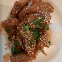 Vegan sesame 'chicken' at Goed Proeven in Arnhem