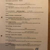 De nieuwe (vegan) kaart 1/2 at Goed Proeven in Arnhem