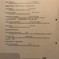 De nieuwe (vegan) kaart 2/2 at Goed Proeven in Arnhem