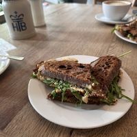 Hummus sandwich   at Trachtenvogl in Munich
