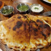 Curry calzone at Nammi Plant Lab in Seoul
