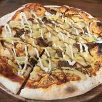 New Hawaiian Steak Pizza at Nammi Plant Lab in Seoul