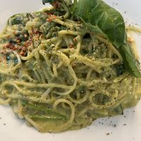 pasta verde  at Nammi Plant Lab in Seoul